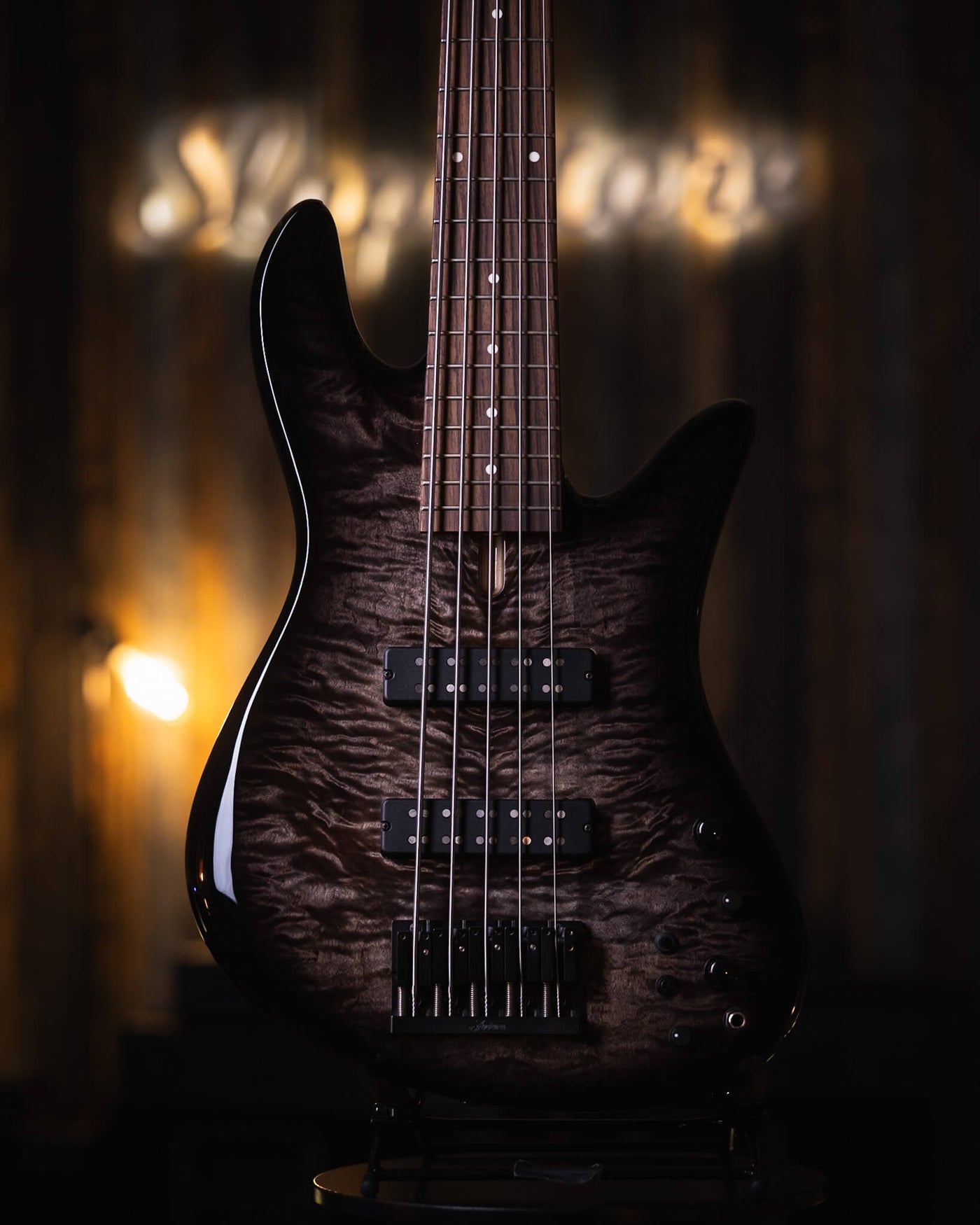 Fodera Emperor 5 Standard Special Trans Charcoal Burst 2021 - Bajo Eléctrico