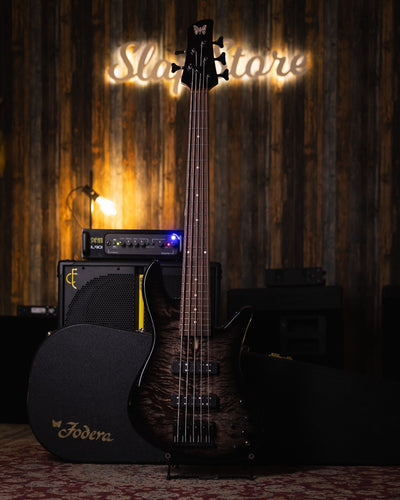 Fodera Emperor 5 Standard Special Trans Charcoal Burst 2021 - Bajo Eléctrico