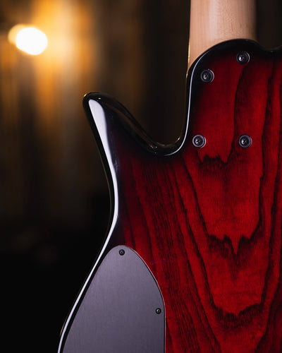 Fodera Emperor 5 Standard Trans Red Burst 2017  - Bajo Eléctrico