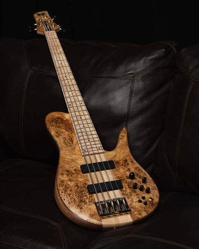 Fodera Imperial 5 Elite Poplar Burl - Bajo Eléctrico