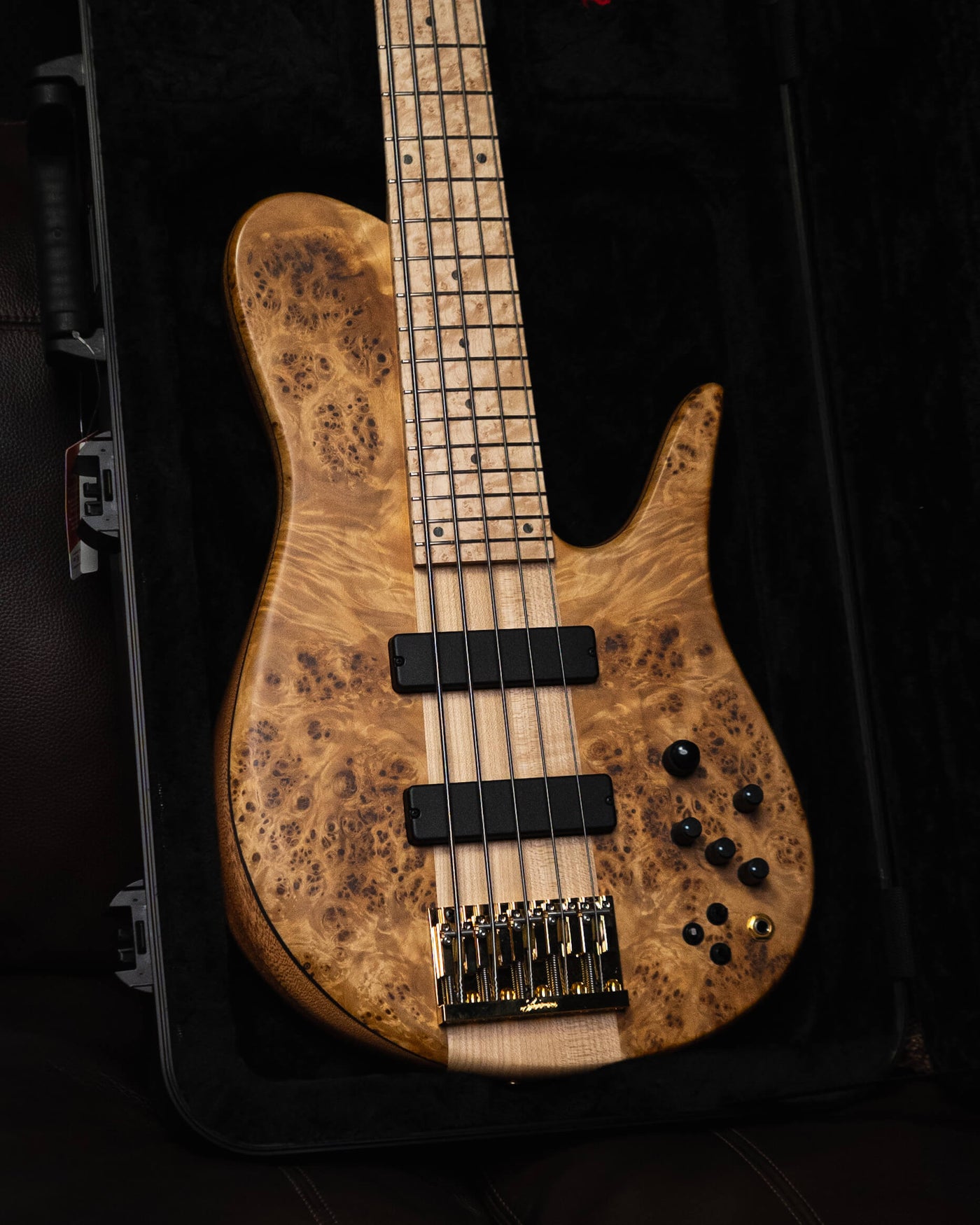 Fodera Imperial 5 Elite Poplar Burl - Bajo Eléctrico