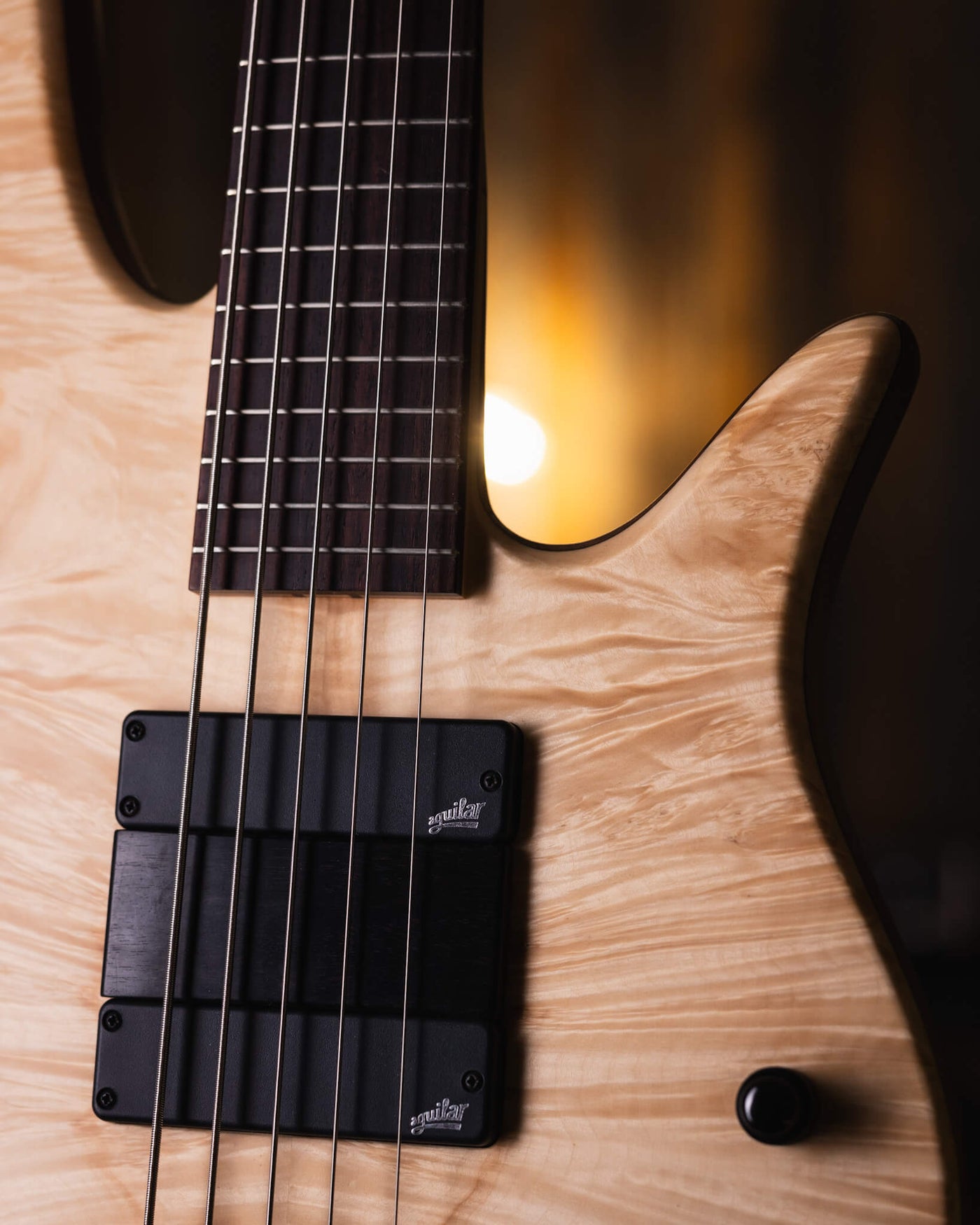 Fodera Monarch 5 Deluxe Box Elder 2021 - Bajo Eléctrico