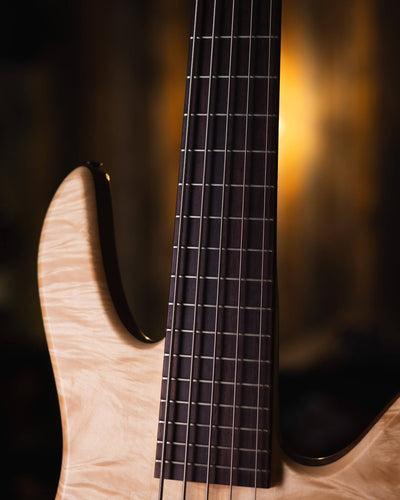 Fodera Monarch 5 Deluxe Box Elder 2021 - Bajo Eléctrico
