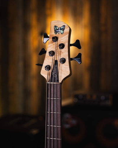 Fodera Monarch 5 Deluxe Box Elder 2021 - Bajo Eléctrico