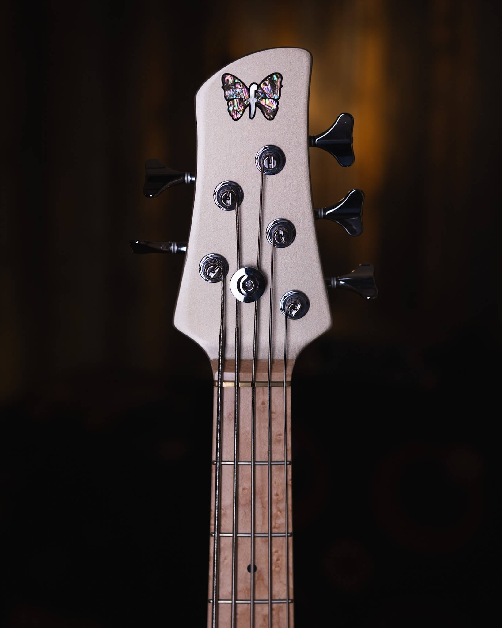 Fodera Monarch PJ 5 Classic Shoreline Gold 2021 - Bajo Eléctrico