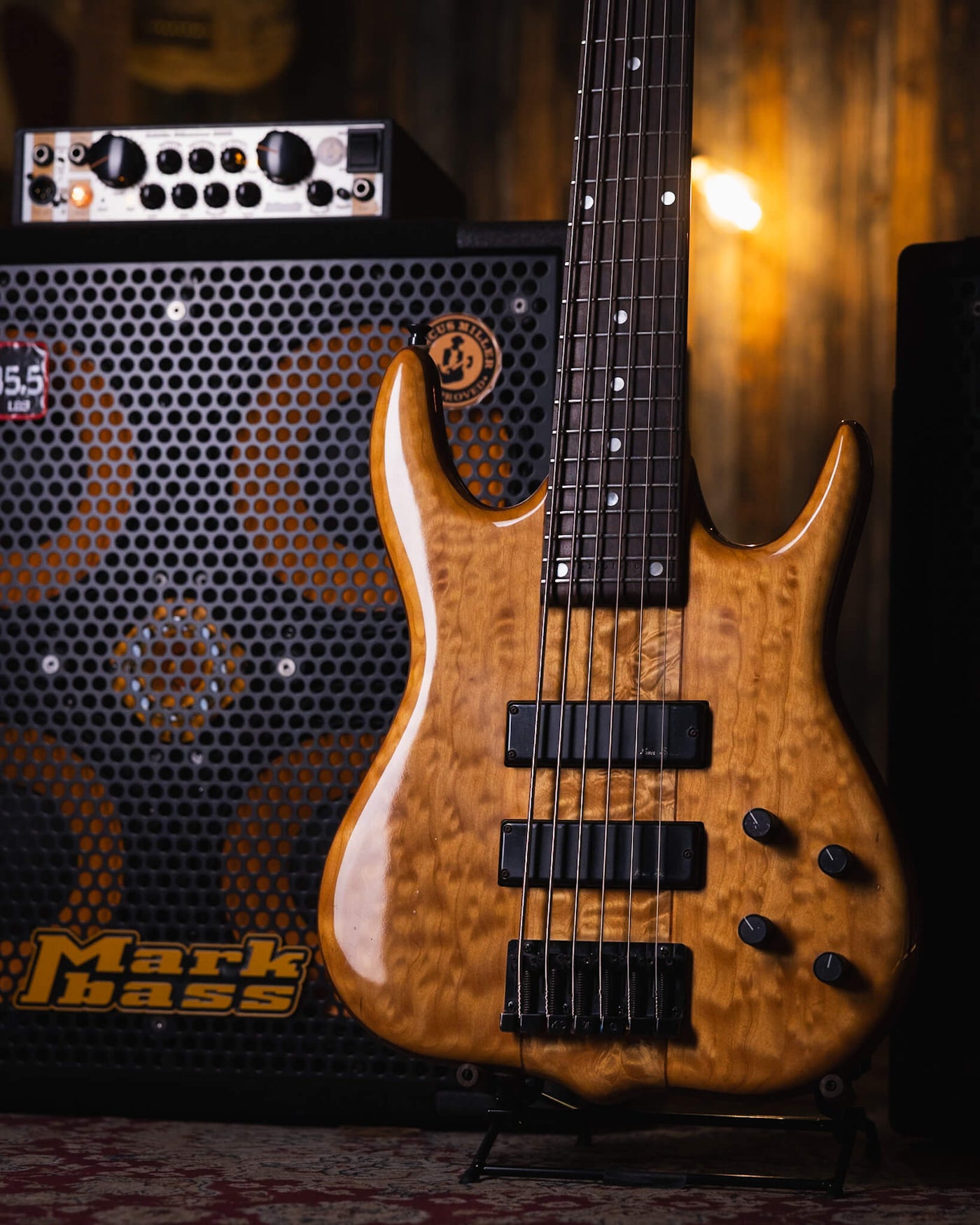 Ken Smith Burner 6 Custom Antique Natural '95 - Bajo Eléctrico