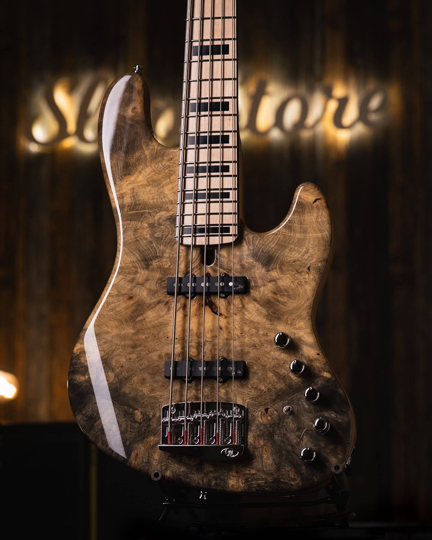 Mayones Jabba Custom 5 Buckeye Burl 2021 - Bajo Eléctrico