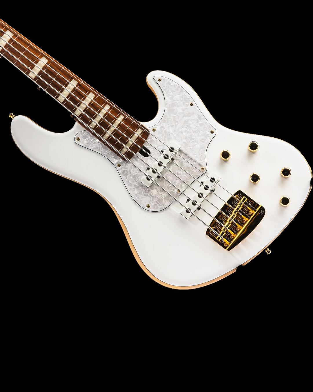 Mayones Jabba 5 Hadrien Feraud Signature Fretless Spruce Monolith White Satin 2027
