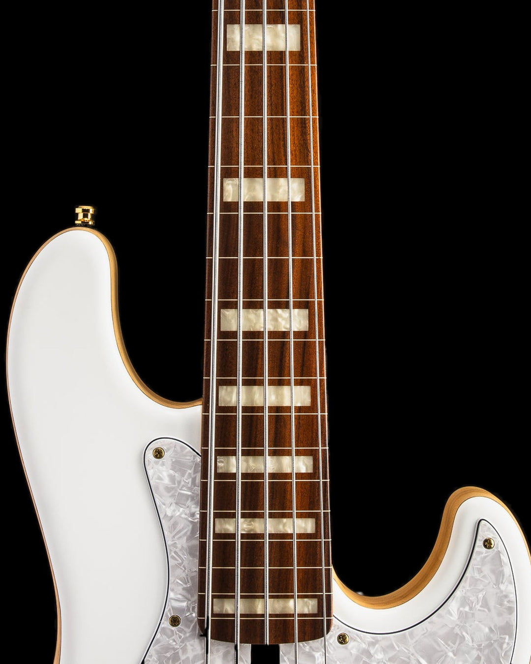 Mayones Jabba 5 Hadrien Feraud Signature Fretless Spruce Monolith White Satin 2027