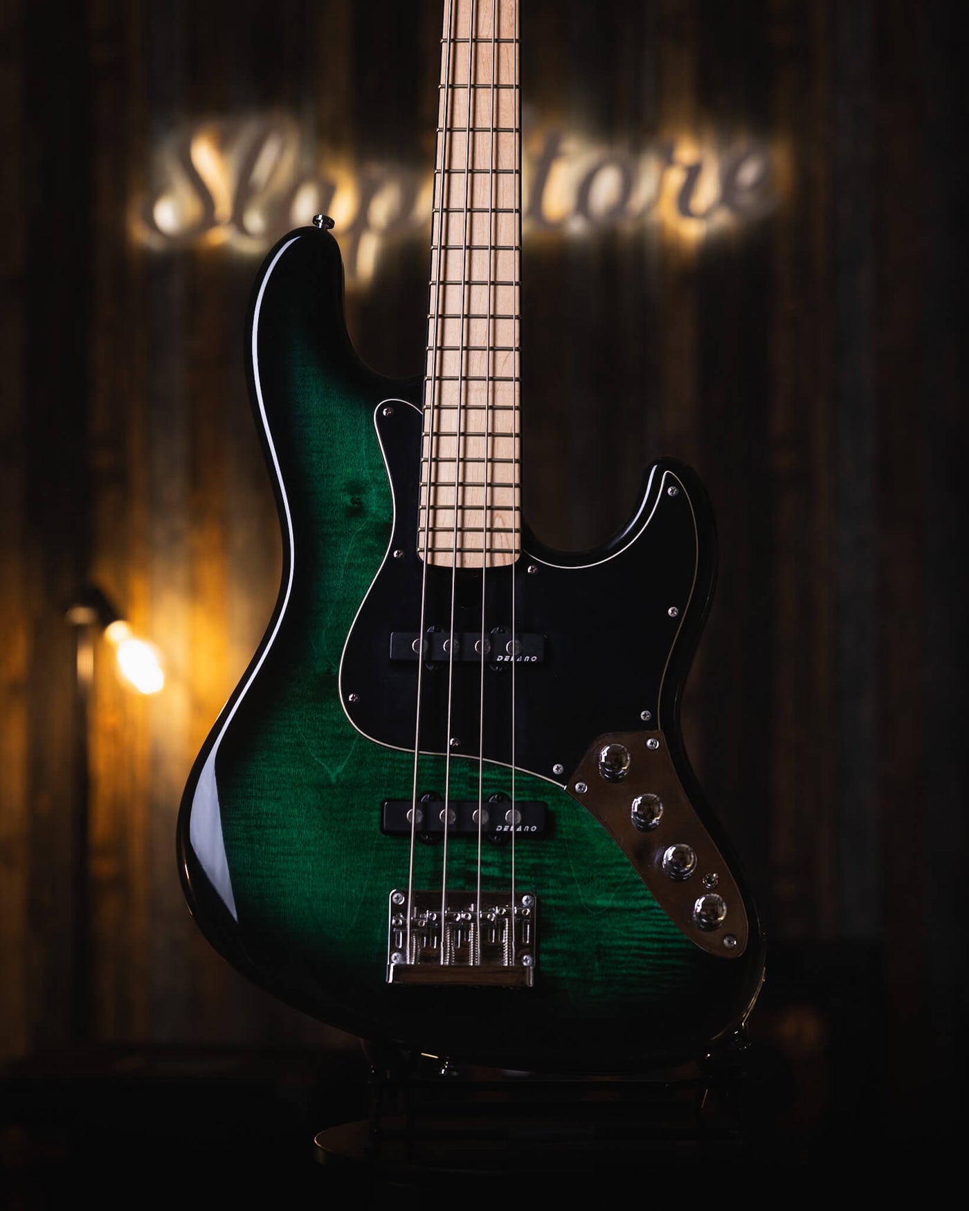 Mayones Jabba Classic 4 Trans Green Burst 2014 - Bajo Eléctrico