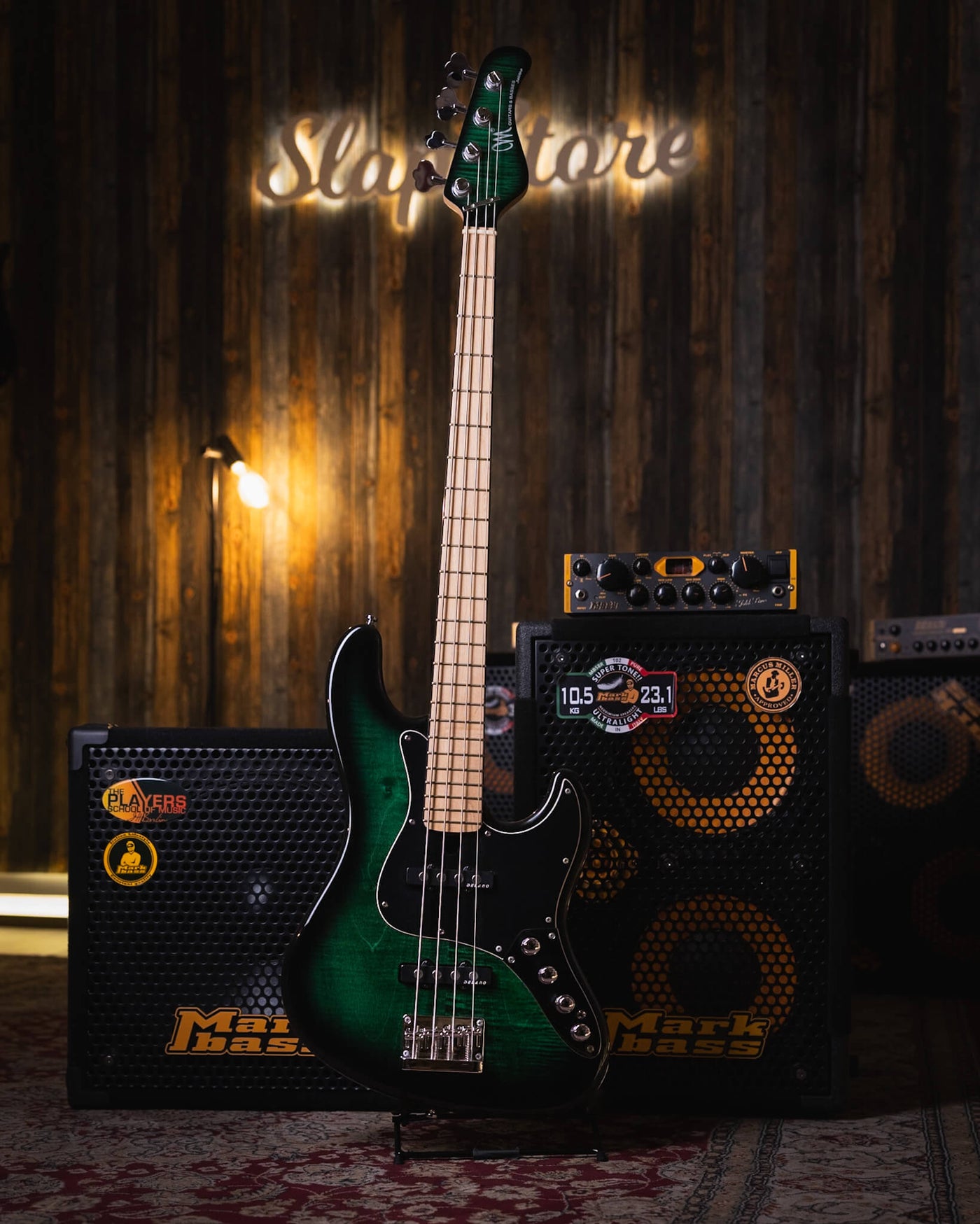 Mayones Jabba Classic 4 Trans Green Burst 2014 - Bajo Eléctrico