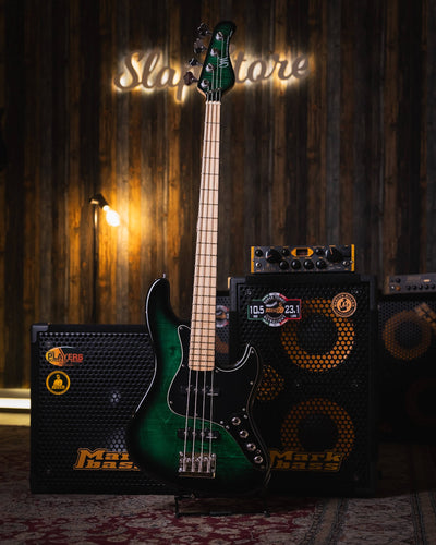 Mayones Jabba Classic 4 Trans Green Burst 2014 - Bajo Eléctrico