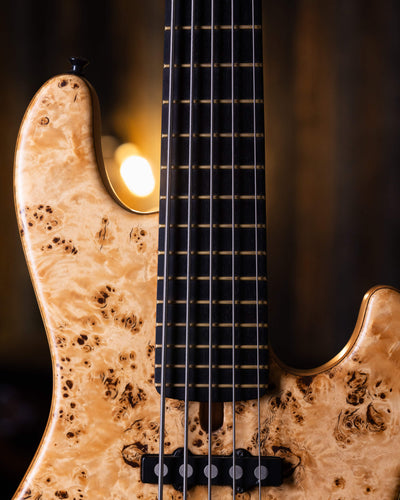 Mayones Jabba 5 Custom Poplar Burl 2011 - Bajo Eléctrico