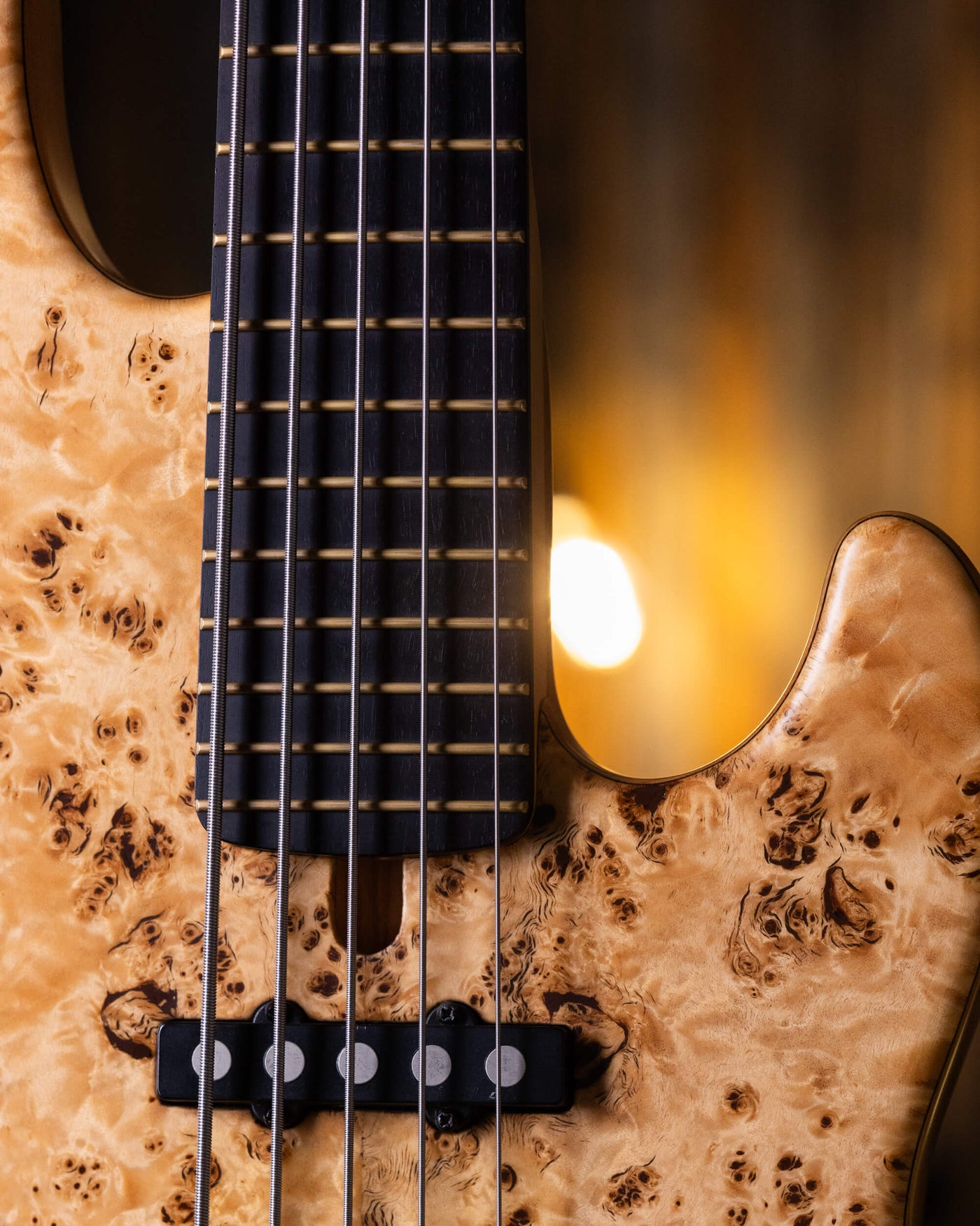 Mayones Jabba 5 Custom Poplar Burl 2011 - Bajo Eléctrico
