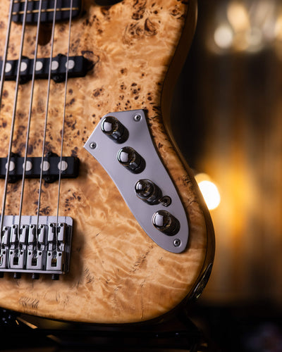 Mayones Jabba 5 Custom Poplar Burl 2011 - Bajo Eléctrico