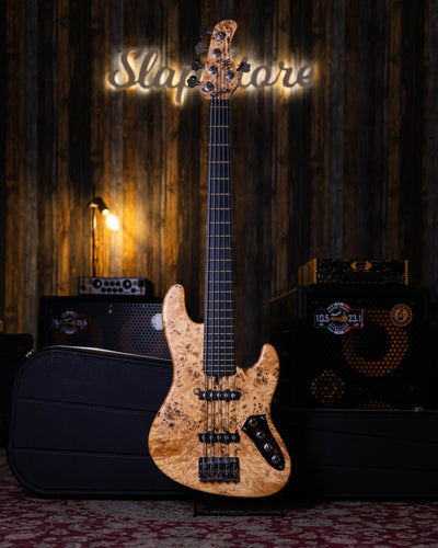 Mayones Jabba 5 Custom Poplar Burl 2011 - Bajo Eléctrico