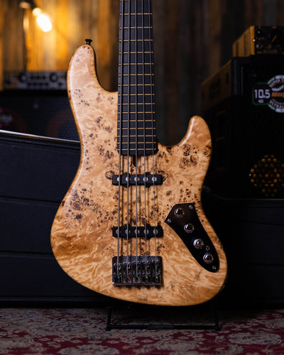 Mayones Jabba 5 Custom Poplar Burl 2011 - Bajo Eléctrico