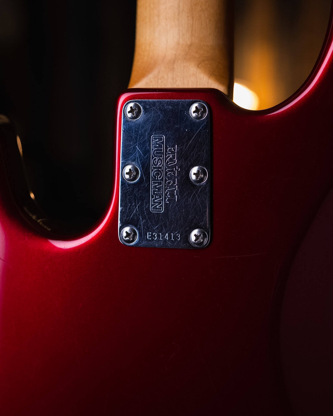 Musicman Stingray 4H Candy Apple Red 2008