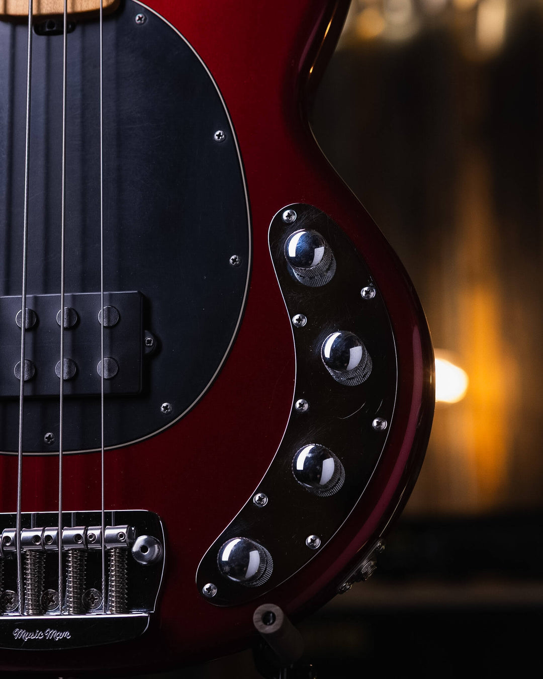Musicman Stingray 4H Candy Apple Red 2008