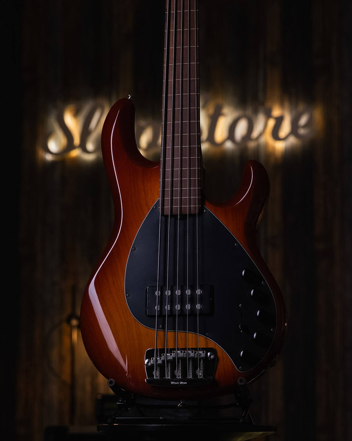 Musicman Stingray 5H Piezo Fretless Honeyburst 2002