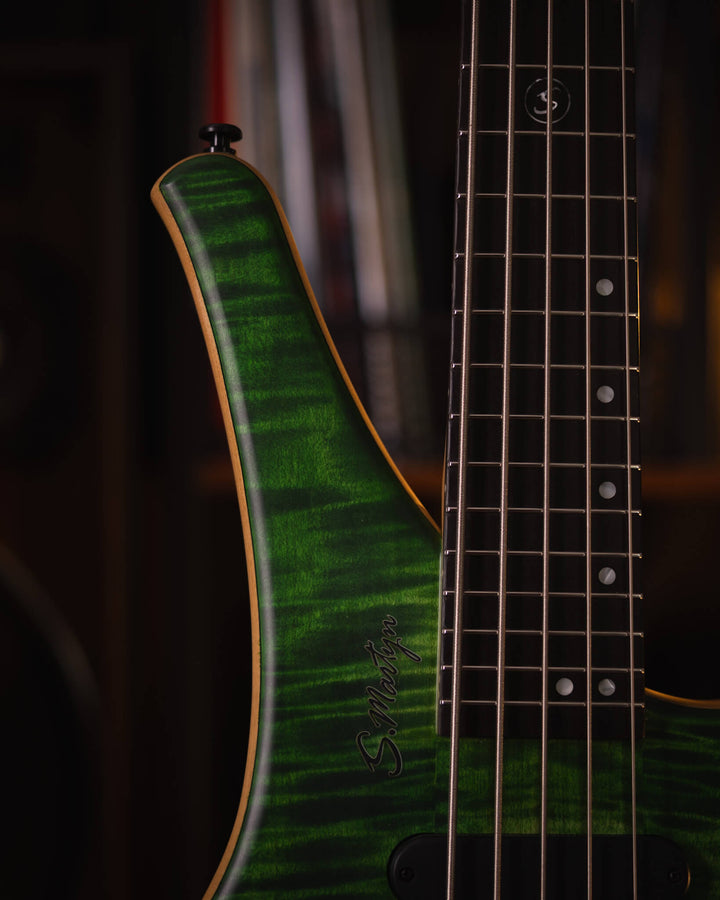 S. Martyn Blaze 5 Flamed Maple Translucent Green 2026