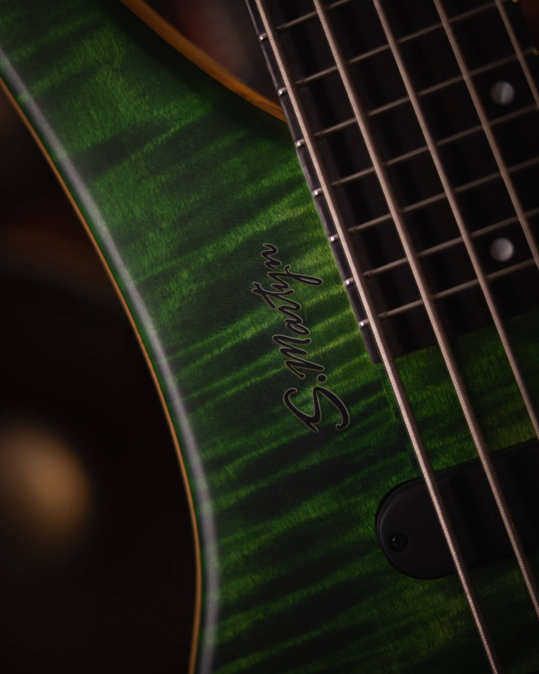 S. Martyn Blaze 5 Flamed Maple Translucent Green 2026