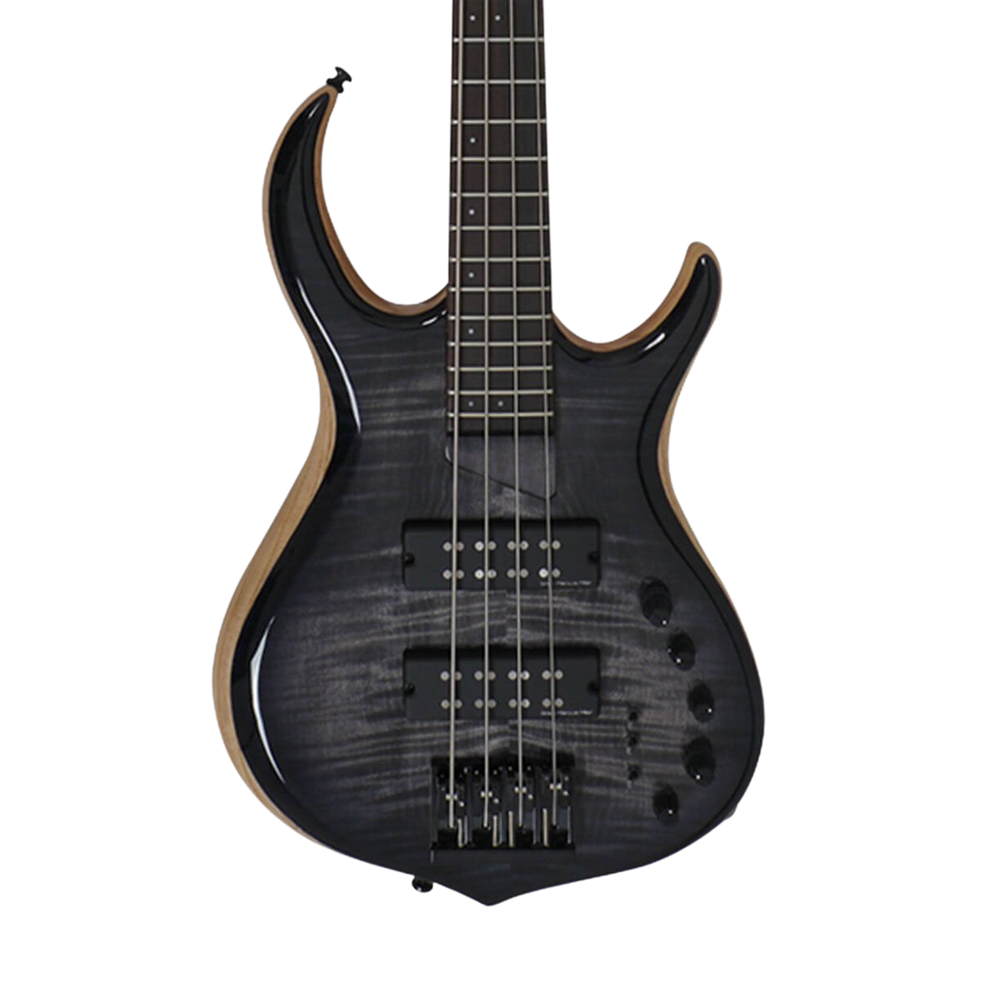 Sire M7 Ash Transparent Black (2nd Gen) - Bajo Eléctrico | Si me hubiesen mostrado los bajos Sire guiándonos solamente por el precio, habría tenido muchas dudas sobre qué tan buenos serían. Afortunadamente, tuve la oportunidad de ver uno y tocarlo sin sab