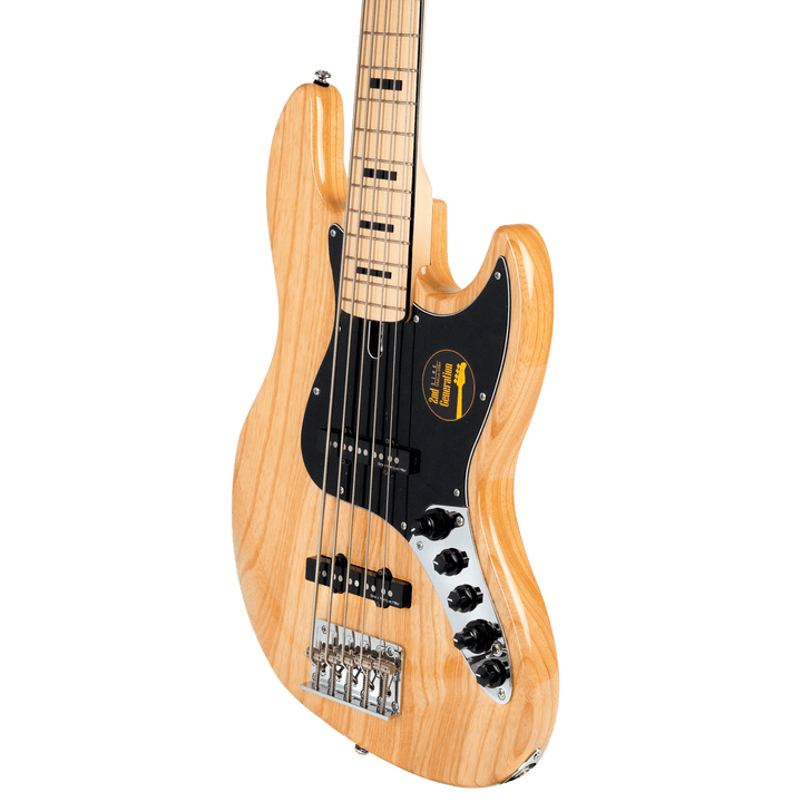 Sire V7 Vintage Ash-5 Natural (2nd Gen) - Bajo Eléctrico | Si me hubiesen mostrado los bajos Sire guiándonos solamente por el precio, habría tenido muchas dudas sobre qué tan buenos serían. Afortunadamente, tuve la oportunidad de ver uno y tocarlo sin sab