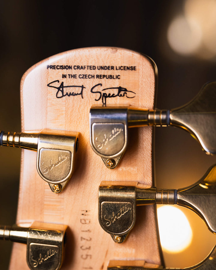 Spector Euro 5 LX Zebra 2013 - Bajo Eléctrico | The Euro Classic series takes inspiration from the Spector basses that took the world by storm in the 1980’s. With their unique silhouette and unmistakable sound, these basses became the choice of the most r