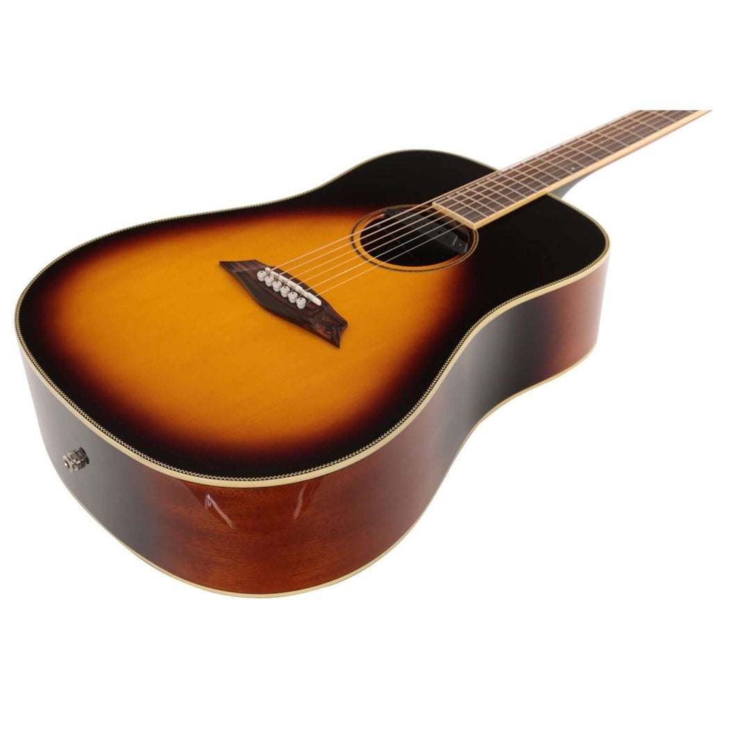 Sire R3-DZ Vintage Sunburst - Guitarra Electroacústica | Sire made waves in the industry with their stunning range of bass guitars, co-designed by the legendary Marcus Miller. Now they’re taking a leap into uncharted territory: acoustic guitars. And if th
