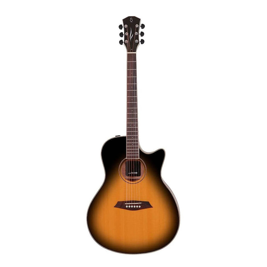 Sire R3-GS Vintage Sunburst - Guitarra Electroacústica | Sire made waves in the industry with their stunning range of bass guitars, co-designed by the legendary Marcus Miller. Now they’re taking a leap into uncharted territory: acoustic guitars. And if th
