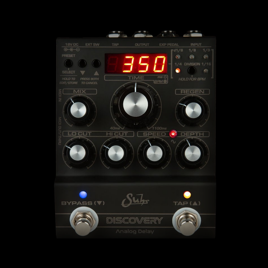 Suhr Dark Discovery Analog Delay Black Edition - Pedal de Guitarra