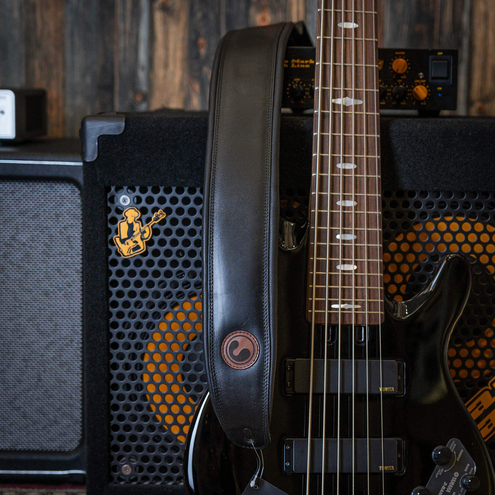 Ergostraps Rocket 3" Black | * Foto referencial: Al ser un producto de cuero, el color puede variar ligeramente. | Gearhub