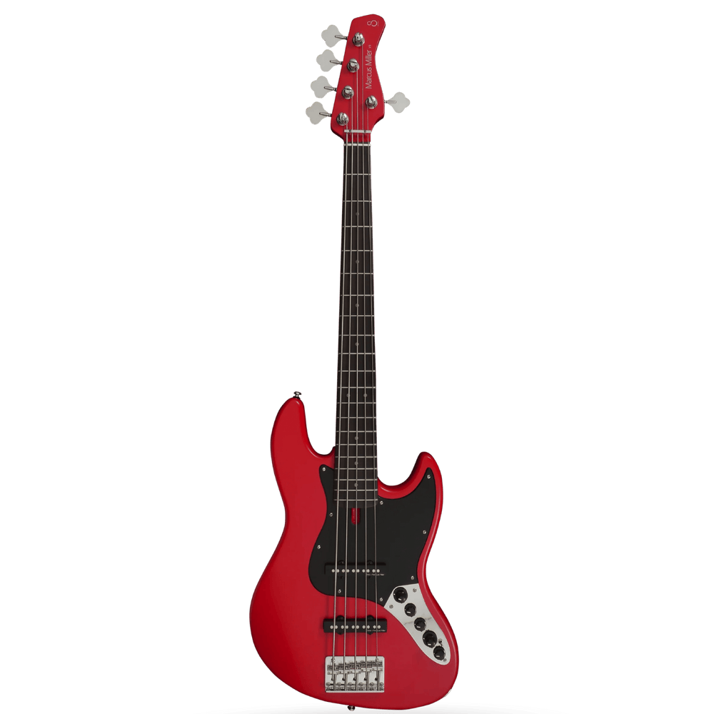 Sire V3-5 Red Satin (2nd Gen) - Bajo Eléctrico | Si me hubiesen mostrado los bajos Sire guiándonos solamente por el precio, habría tenido muchas dudas sobre qué tan buenos serían. Afortunadamente, tuve la oportunidad de ver uno y tocarlo sin saber cuánto