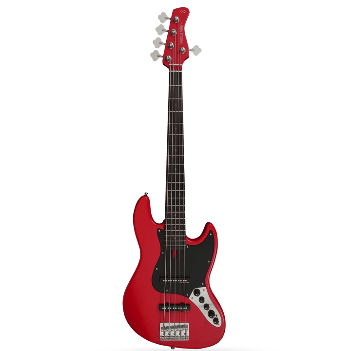 Sire V3-5 Red Satin (2nd Gen) - Bajo Eléctrico | Si me hubiesen mostrado los bajos Sire guiándonos solamente por el precio, habría tenido muchas dudas sobre qué tan buenos serían. Afortunadamente, tuve la oportunidad de ver uno y tocarlo sin saber cuánto