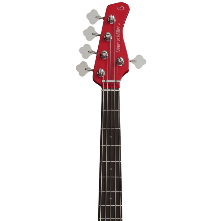 Sire V3-5 Red Satin (2nd Gen) - Bajo Eléctrico | Si me hubiesen mostrado los bajos Sire guiándonos solamente por el precio, habría tenido muchas dudas sobre qué tan buenos serían. Afortunadamente, tuve la oportunidad de ver uno y tocarlo sin saber cuánto