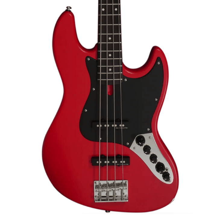 Sire V3 Red Satin (2nd Gen) - Bajo Eléctrico | Si me hubiesen mostrado los bajos Sire guiándonos solamente por el precio, habría tenido muchas dudas sobre qué tan buenos serían. Afortunadamente, tuve la oportunidad de ver uno y tocarlo sin saber cuánto co
