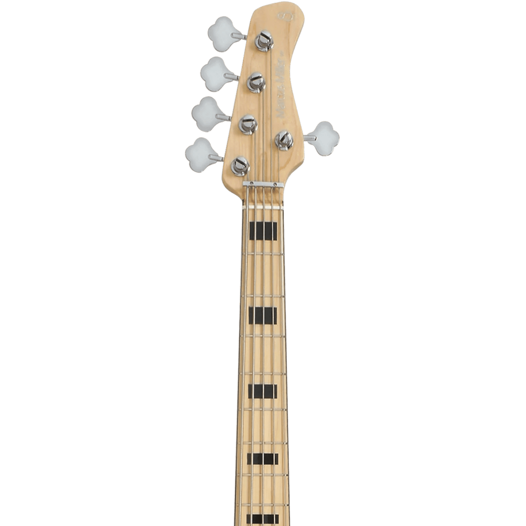 Sire V7 Vintage Ash 5 Bright Metallic Red (2nd Gen) - Bajo Eléctrico | Si me hubiesen mostrado los bajos Sire guiándonos solamente por el precio, habría tenido muchas dudas sobre qué tan buenos serían. Afortunadamente, tuve la oportunidad de ver uno y toc