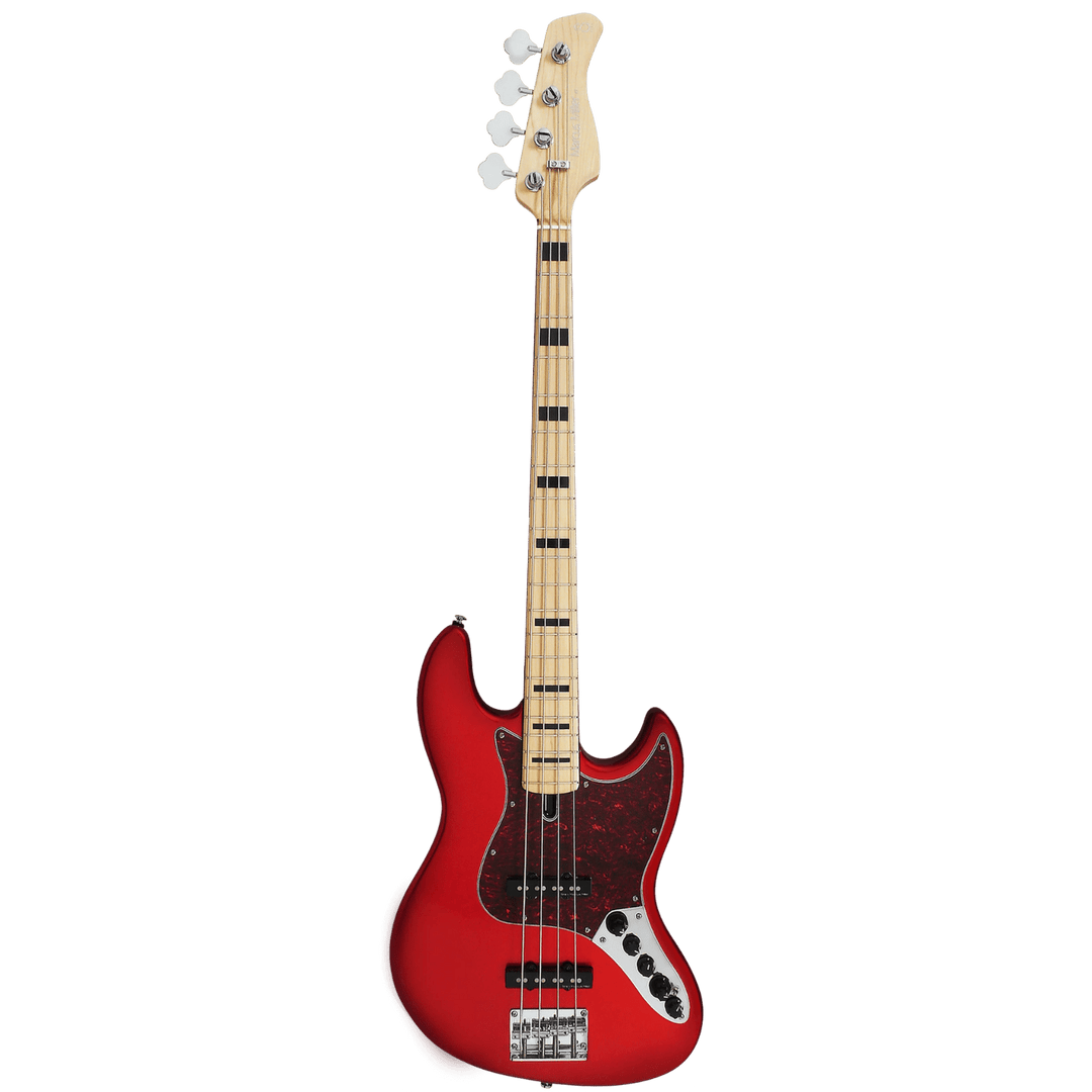 Sire V7 Vintage Ash Bright Metallic Red (2nd Gen) - Bajo Eléctrico | Si me hubiesen mostrado los bajos Sire guiándonos solamente por el precio, habría tenido muchas dudas sobre qué tan buenos serían. Afortunadamente, tuve la oportunidad de ver uno y tocar