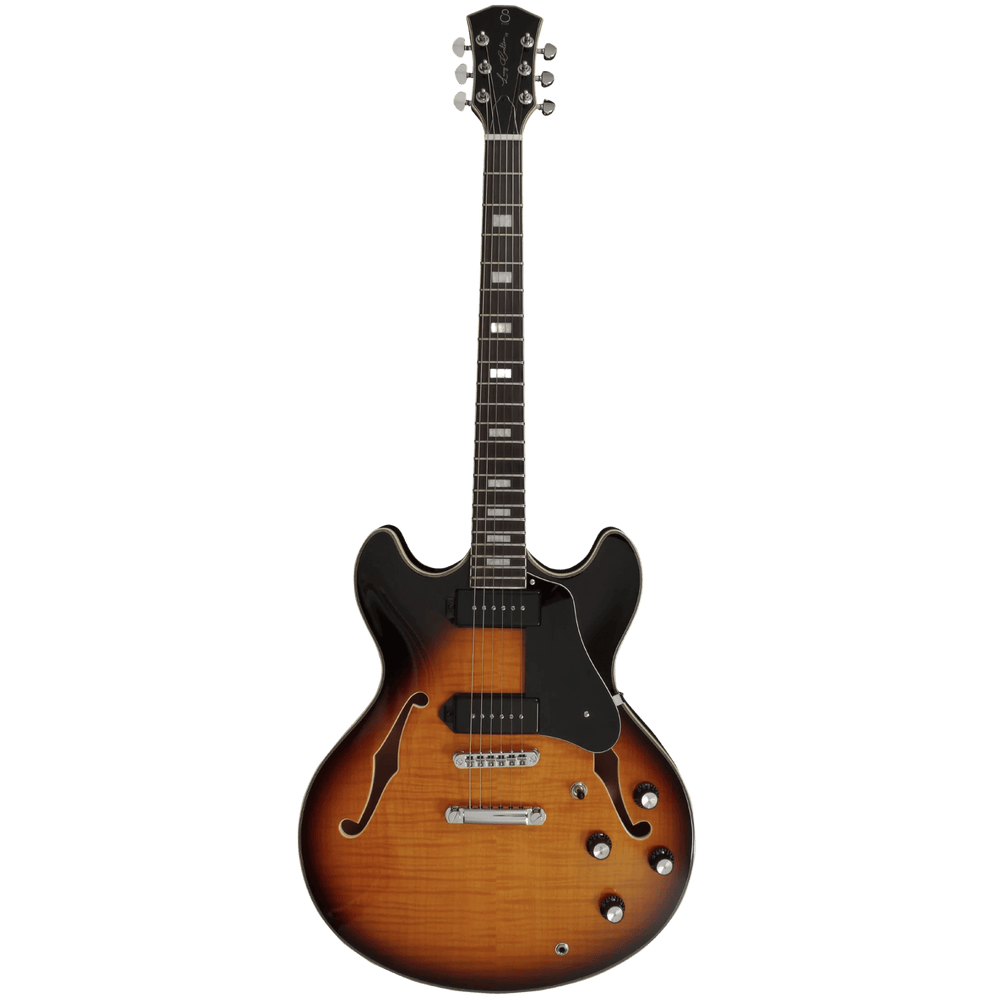 Sire H7V Vintage Sunburst - Guitarra Eléctrica | La Guitarra Sire H7 fue diseñada según las especificaciones y preferencias exactas de su homónimo. Esta excelente guitarra eléctrica semi-hollow está repleta de componentes de alta calidad. Su cuerpo de arc