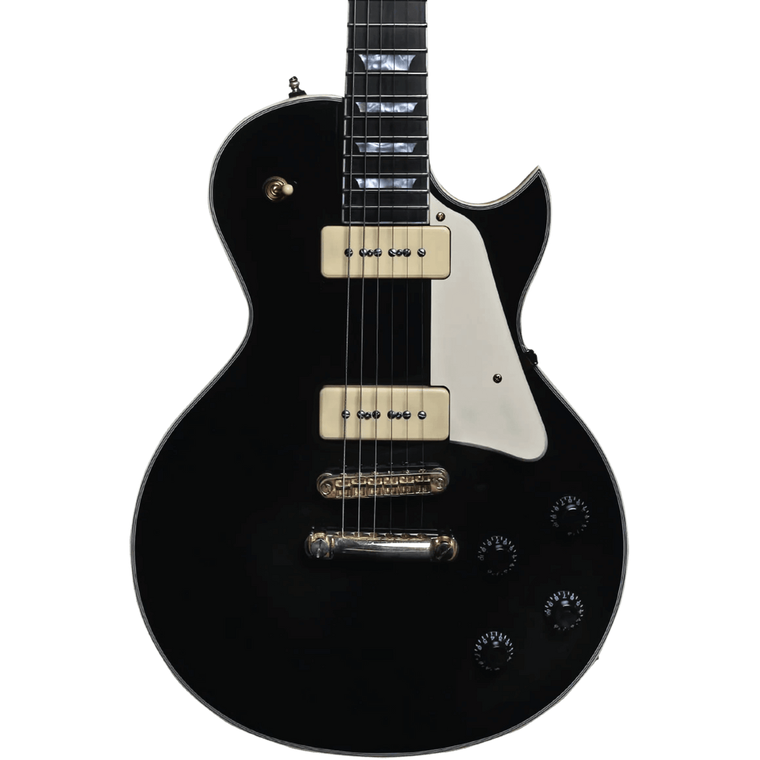 Sire L7V Black - Guitarra Eléctrica | Esta guitarra eléctrica de un solo corte con forma de Les Paul, Sire L7, está compuesta por un clásico y moderno equipamiento aprobado por Larry Carlton. Con un sonido prominente, puro, claro y equilibrado para presen