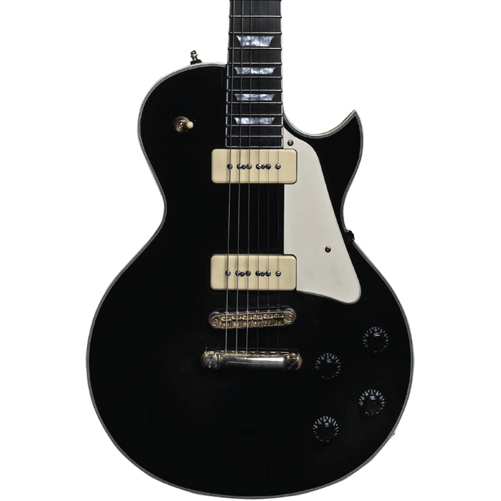Sire L7V Black - Guitarra Eléctrica | Esta guitarra eléctrica de un solo corte con forma de Les Paul, Sire L7, está compuesta por un clásico y moderno equipamiento aprobado por Larry Carlton. Con un sonido prominente, puro, claro y equilibrado para presen