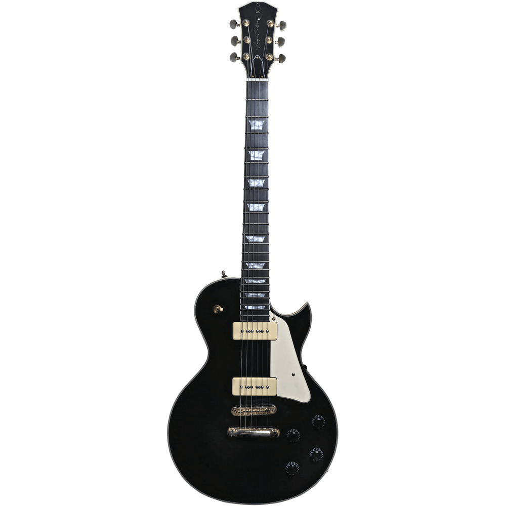 Sire L7V Black - Guitarra Eléctrica | Esta guitarra eléctrica de un solo corte con forma de Les Paul, Sire L7, está compuesta por un clásico y moderno equipamiento aprobado por Larry Carlton. Con un sonido prominente, puro, claro y equilibrado para presen