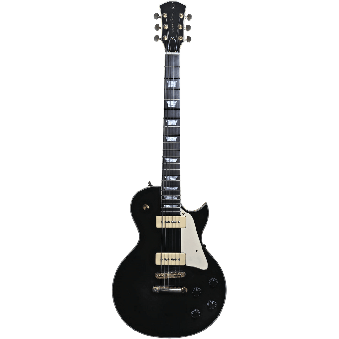 Sire L7V Black - Guitarra Eléctrica | Esta guitarra eléctrica de un solo corte con forma de Les Paul, Sire L7, está compuesta por un clásico y moderno equipamiento aprobado por Larry Carlton. Con un sonido prominente, puro, claro y equilibrado para presen