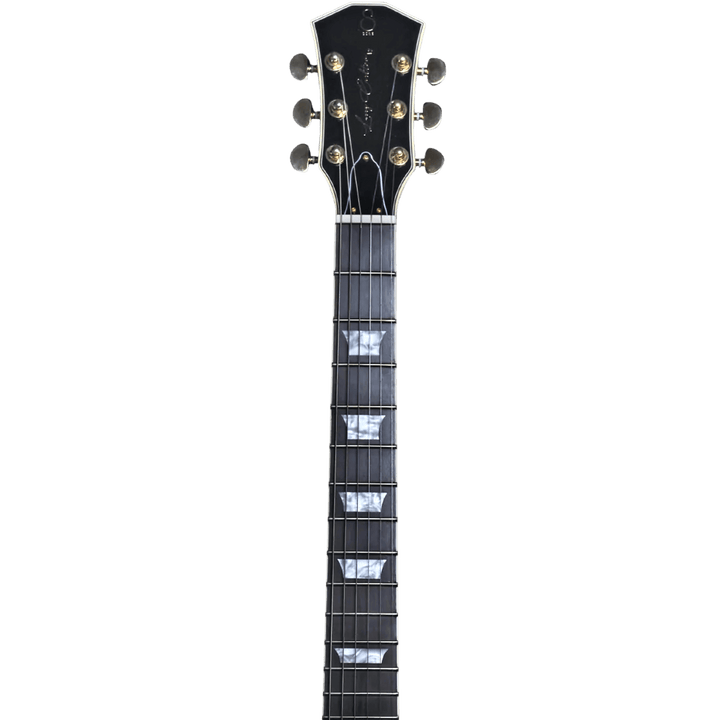 Sire L7V Black - Guitarra Eléctrica | Esta guitarra eléctrica de un solo corte con forma de Les Paul, Sire L7, está compuesta por un clásico y moderno equipamiento aprobado por Larry Carlton. Con un sonido prominente, puro, claro y equilibrado para presen