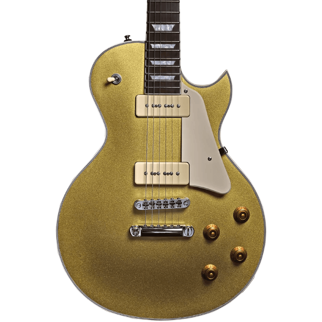 Sire L7V Gold Top - Guitarra Eléctrica | Esta guitarra eléctrica de un solo corte con forma de Les Paul, Sire L7, está compuesta por un clásico y moderno equipamiento aprobado por Larry Carlton. Con un sonido prominente, puro, claro y equilibrado para pre