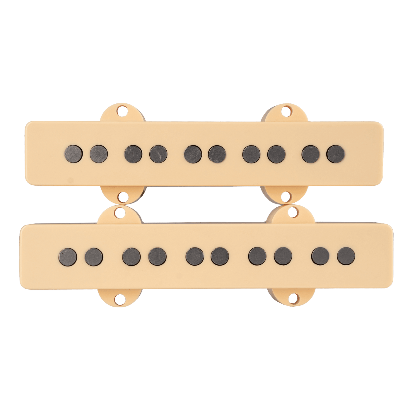 Lindy Fralin Jazz Bass 5 Cream Cover - DescriptionFralin Jazz Bass Pickups are fat, loud, punchy, and clear. They have articulation and definition not found in other manufacturers’ pickups. We use all USA-Made parts, and wind and build them one at a time