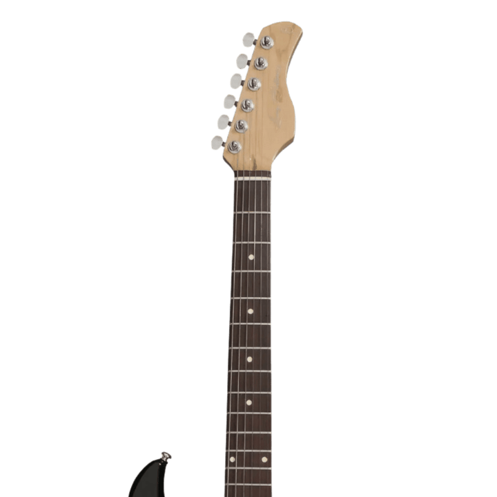 Sire S3 Black - Guitarra Eléctrica | La guitarra eléctrica tradicional en forma de S se mejora con especificaciones electrónicas y de hardware diseñadas por Larry Carlton para adaptarse a la mayoría de los estilos de guitarra, desde el clásico hasta el co
