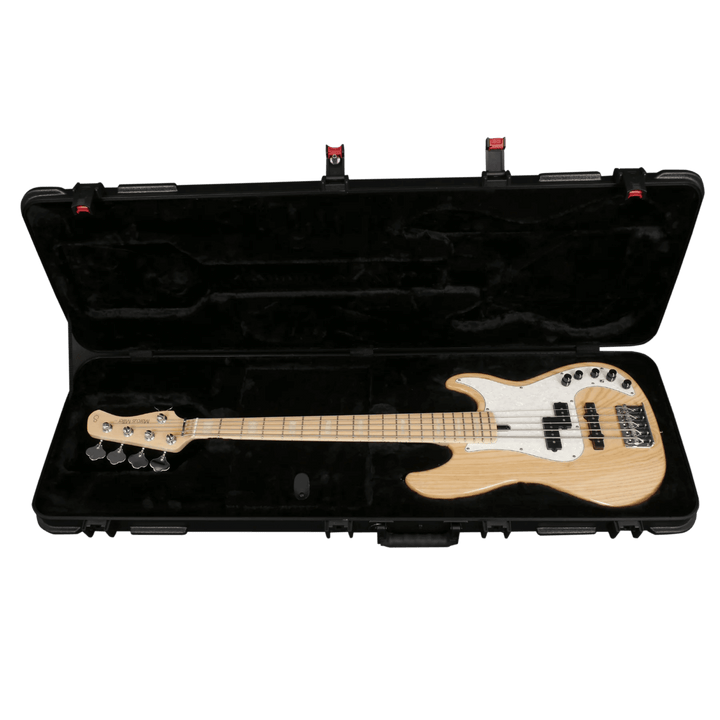 Sire Electric Bass Hardshell Case TSA Latch | Sire's official hard case luggage for guitars. It comes with TSA Lock which allows players to transport their instruments safely and conveniently through a very secure locking system, while permitting security