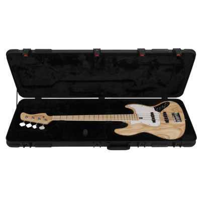 Sire Electric Bass Hardshell Case TSA Latch - Sire's official hard case luggage for guitars. It comes with TSA Lock which allows players to transport their instruments safely and conveniently through a very secure locking system, while permitting security